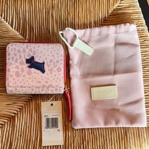 Radley London Blush Wallet with Dog Design- Yes You Can